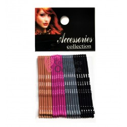 Agrafe pentru par AF013 set 24 bucati de 4,5 cm